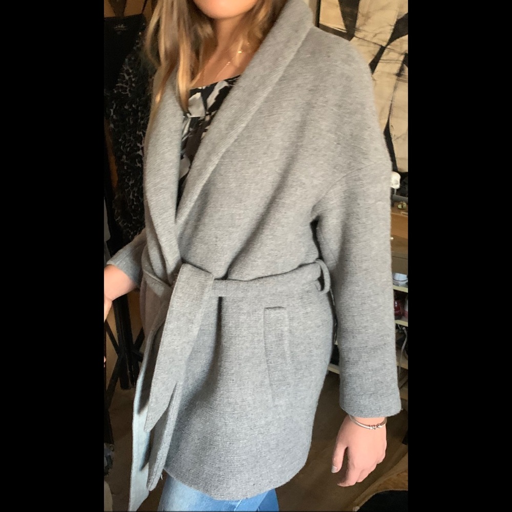 Steven Alan Belted Warm, Cozy Coat  inner button M